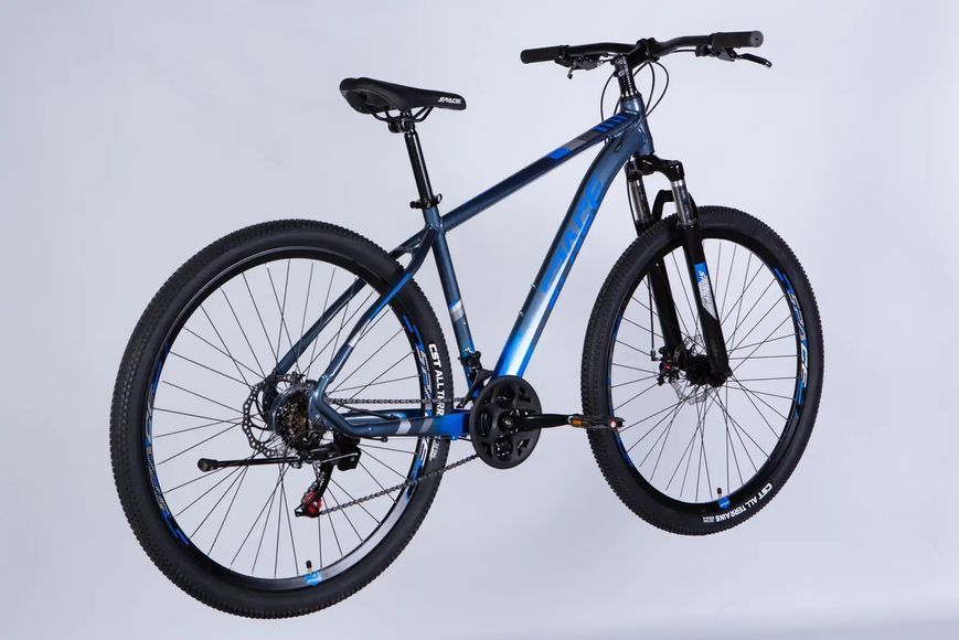 Велосипед AL 29" SPACE MERCURY DD FR рама-18" сіро-синій 2026 OPS-SP-29-174 фото