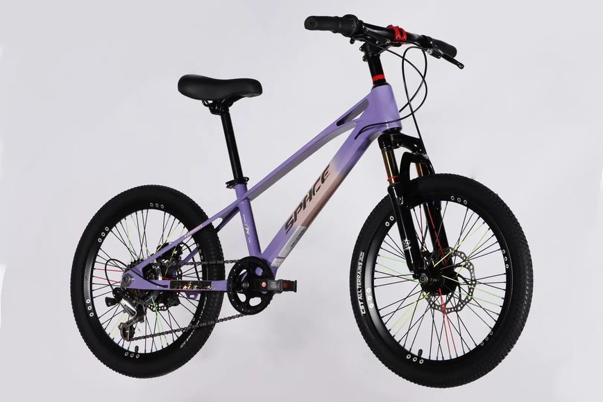 Велосипед MG 20" SPACE KID ALIOTH DD FR рама-11" фіолетовий 2025 OPS-SK-20-017 фото