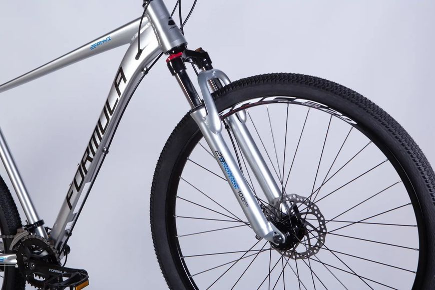 Велосипед AL 29" Formula ZEPHYR 3.0 DD CS рама-21" срiблястий 2026 OPS-FR-29-446 фото