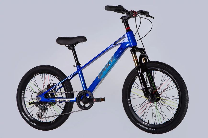 Велосипед MG 20" SPACE KID ALIOTH DD FR рама-11" синій 2025 OPS-SK-20-018 фото