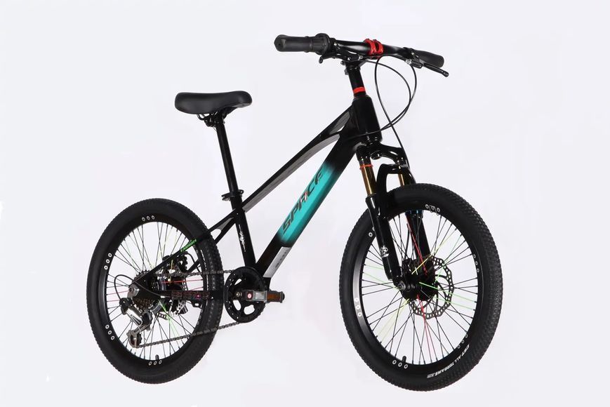 Велосипед MG 20" SPACE KID ALIOTH DD FR рама-11" чорний 2025 OPS-SK-20-019 фото