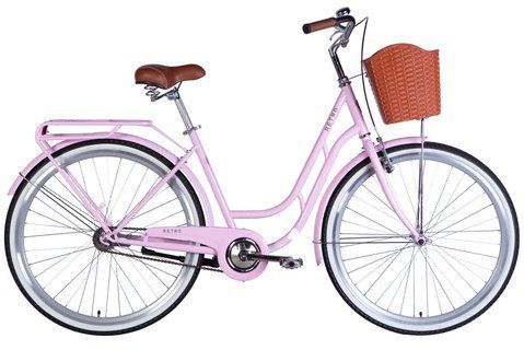 Велосипед ST 28" Dorozhnik RETRO Velosteel рама-19" світло-рожевий 2025 OPS-D-28-430 фото