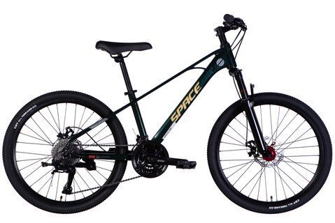 Велосипед MG 24" SPACE KID SKYLINE DD FR рама-13" зелений 2025 OPS-SK-24-001 фото