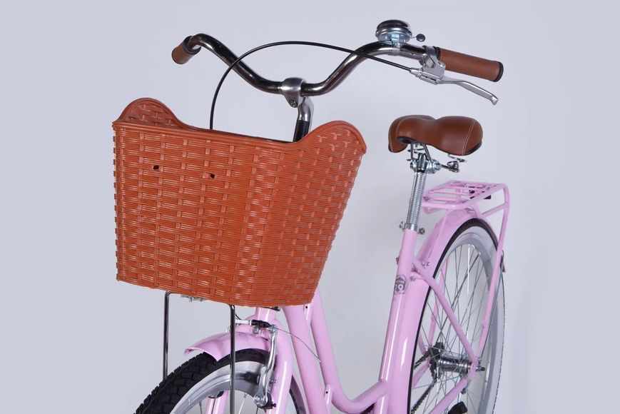 Велосипед ST 28" Dorozhnik RETRO Velosteel рама-19" світло-рожевий 2025 OPS-D-28-430 фото