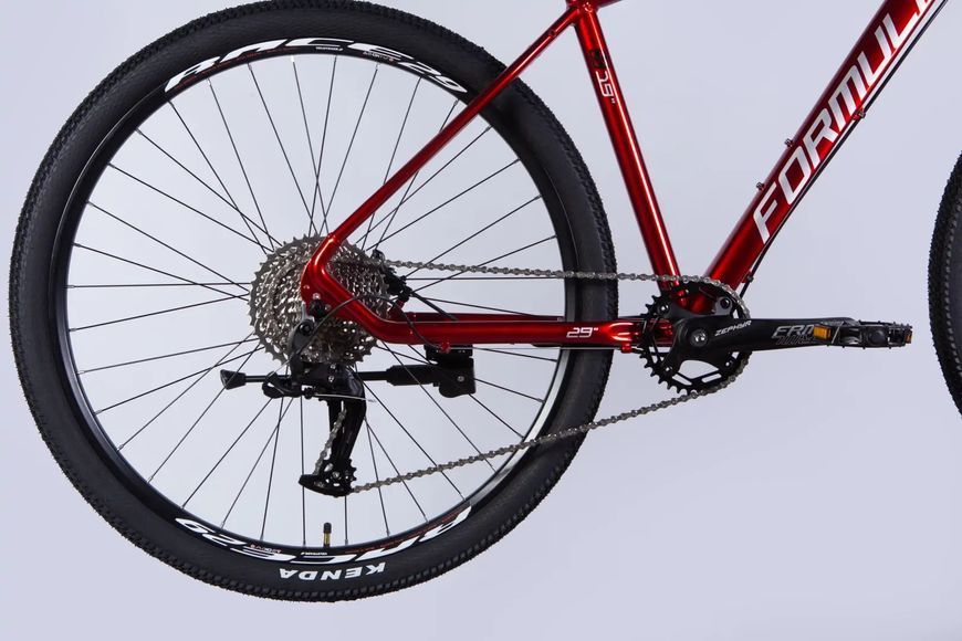Велосипед AL 29" Formula ZEPHYR 1.0 HDD рама-19" чорно-червоний 2026 OPS-FR-29-451 фото