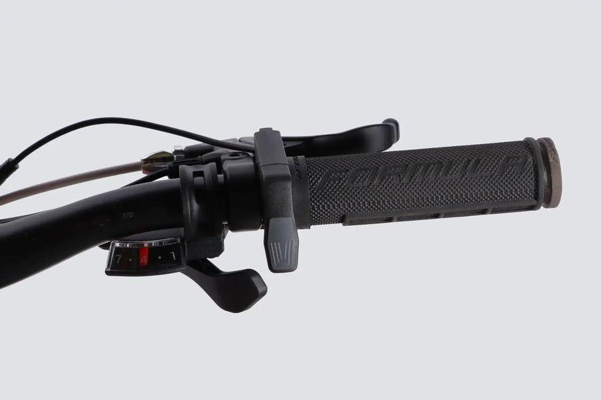 Велосипед з електроприводом 26" AL Formula eMOTION DD FR рама-13" 36B 10А*г 500Вт червоно-сріблястий 2026 ELB-FR-26-153 фото