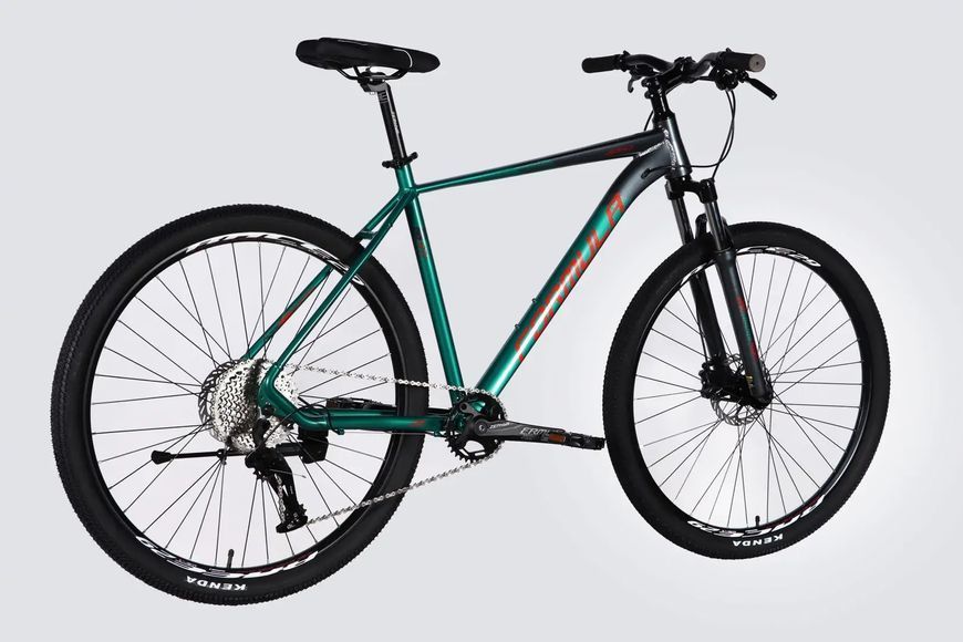 Велосипед AL 29" Formula ZEPHYR 1.0 HDD рама-21" темно-сріблястий з зеленим 2026 OPS-FR-29-453 фото
