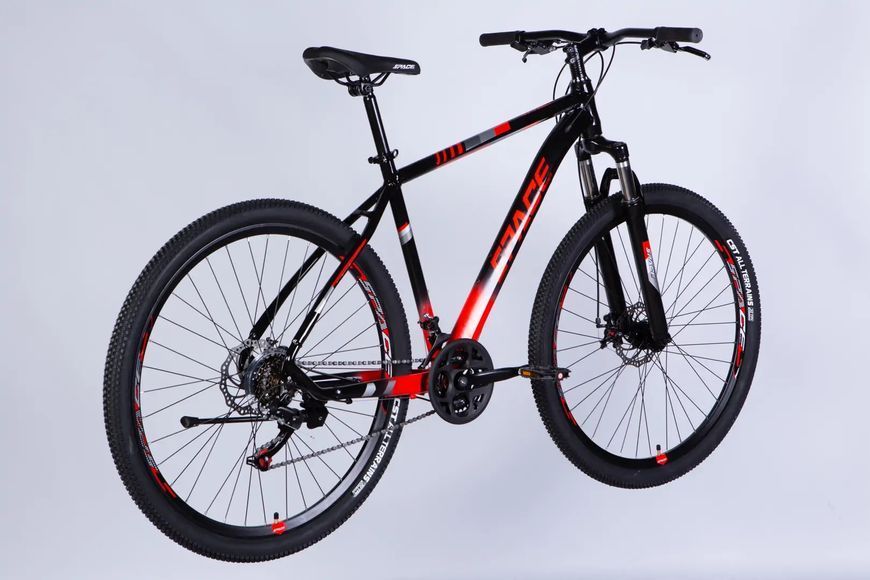 Велосипед AL 29" SPACE MERCURY DD FR рама-20" чорно-червоний 2026 OPS-SP-29-178 фото