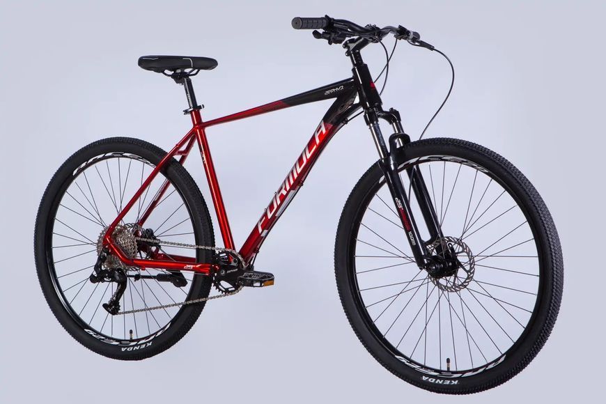 Велосипед AL 29" Formula ZEPHYR 1.0 HDD рама-21" чорно-червоний 2026 OPS-FR-29-455 фото