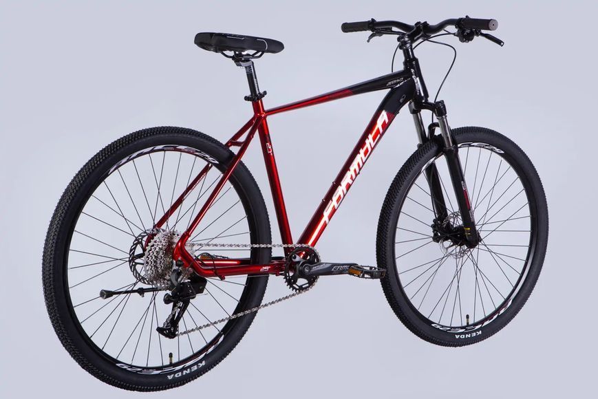 Велосипед AL 29" Formula ZEPHYR 1.0 HDD рама-21" чорно-червоний 2026 OPS-FR-29-455 фото