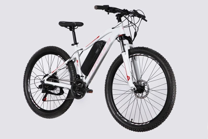 Велосипед з електроприводом 27.5" AL Formula eALPINA DD FR рама-17" 36B 12.5А*г 500Вт біло-рожевий 2026 ELB-FR-27.5-048 фото