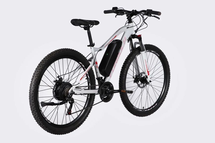 Велосипед з електроприводом 27.5" AL Formula eALPINA DD FR рама-17" 36B 12.5А*г 500Вт біло-рожевий 2026 ELB-FR-27.5-048 фото