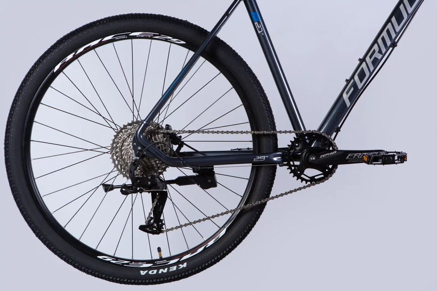 Велосипед AL 29" Formula ZEPHYR 1.0 HDD рама-21" синьо-сірий 2026 OPS-FR-29-456 фото