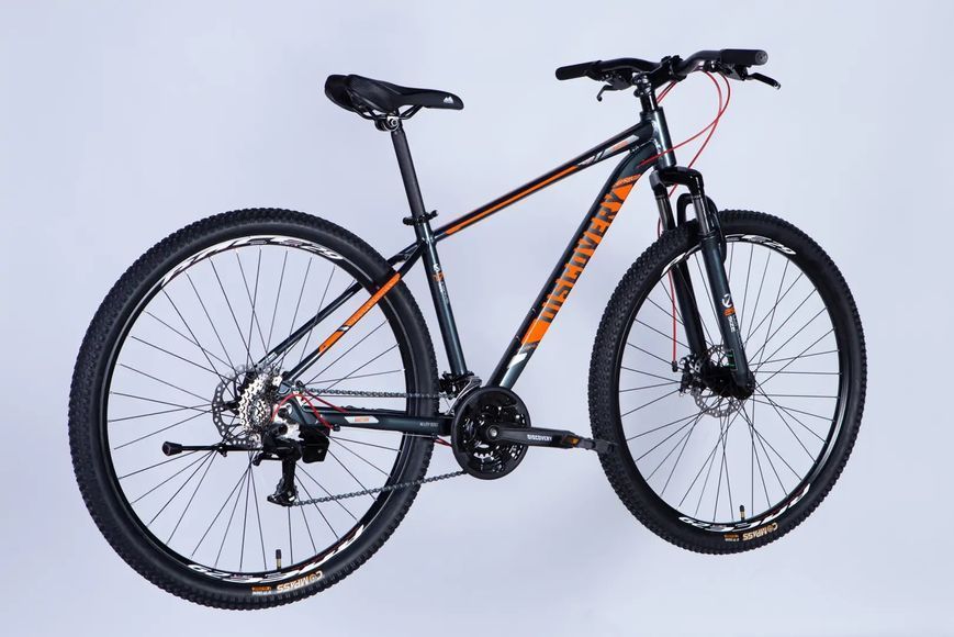 Велосипед AL 29" Discovery BASTION DD CS рама-17" сіро-помаранчевий 2025 OPS-DIS-29-200 фото