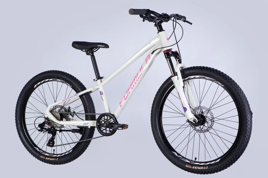 Велосипед AL 24" Formula THOR DD CS рама-12" біло-рожевий 2025 OPS-FR-24-429 фото