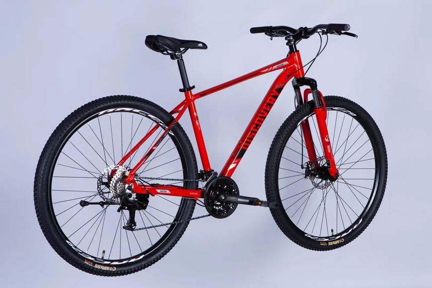 Велосипед AL 29" Discovery BASTION DD CS рама-19" червоно-чорний 2025 OPS-DIS-29-201 фото