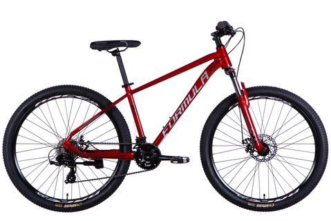 Велосипед AL 27.5" Formula THOR DD CS рама-16" червоно-сріблястий 2025 OPS-FR-27.5-263 фото