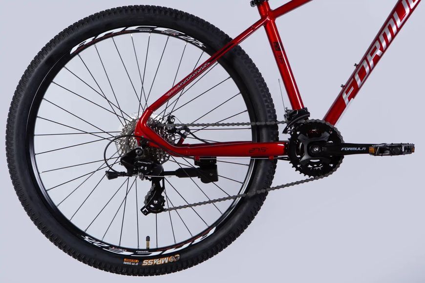 Велосипед AL 27.5" Formula THOR DD CS рама-16" червоно-сріблястий 2025 OPS-FR-27.5-263 фото