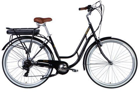 Велосипед з електроприводом 28" ST Dorozhnik eRETRO Vbr FR рама-19" 36B 12.5А*г 500Вт чорний YS 768 2025 ELB-D-28-072 фото
