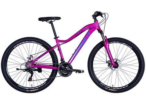 Велосипед AL 27.5" Formula ALPINA DD FR рама-16" рожево-синій 2026 OPS-FR-27.5-293 фото