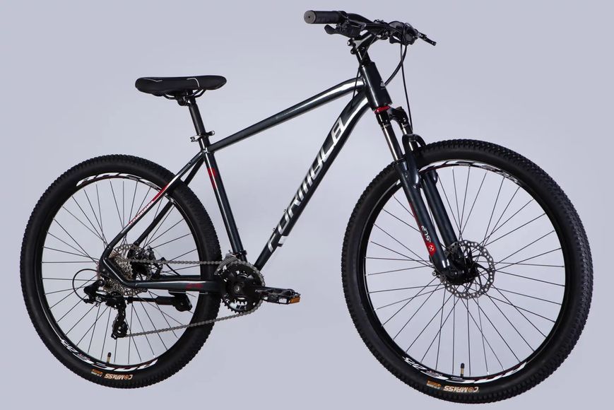 Велосипед AL 27.5" Formula THOR DD CS рама-18" темно-сірий зі сріблястим 2025 OPS-FR-27.5-270 фото
