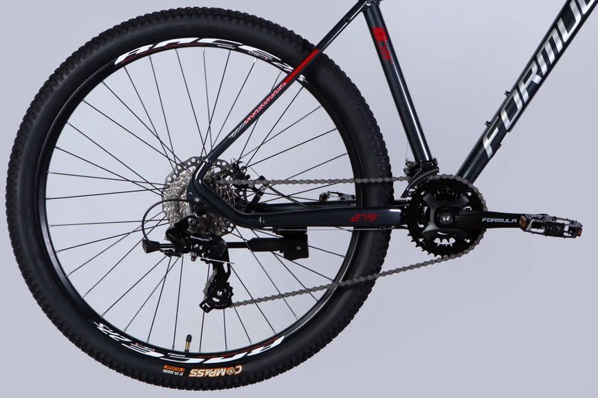 Велосипед AL 27.5" Formula THOR DD CS рама-18" темно-сірий зі сріблястим 2025 OPS-FR-27.5-270 фото