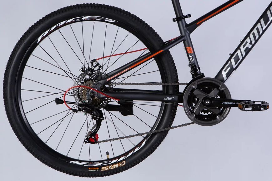 Велосипед AL 26" Formula MOTION DD FR рама-13" темно-сірий 2026 OPS-FR-26-808 фото