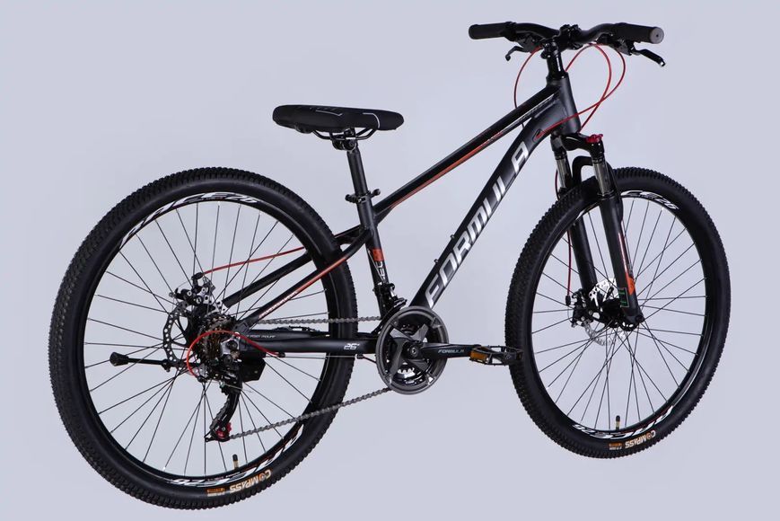 Велосипед AL 26" Formula MOTION DD FR рама-13" темно-сірий 2026 OPS-FR-26-808 фото