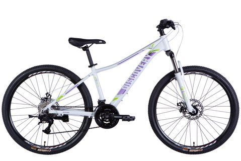Велосипед AL 26" Discovery MYSTIQUE DD CS рама-15" біло-фіолетовий 2025 OPS-DIS-26-627 фото