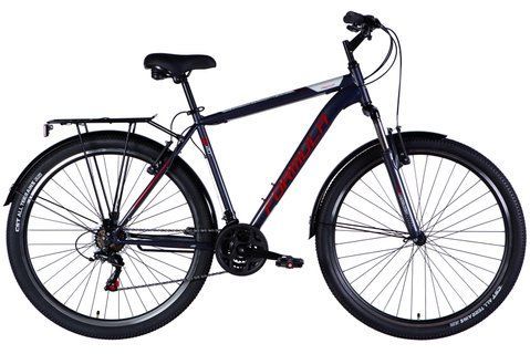 Велосипед ST 28" Formula MAGNUM DD FR рама-20,5" темно-сріблястий з червоним 2025 OPS-FR-28-039 фото