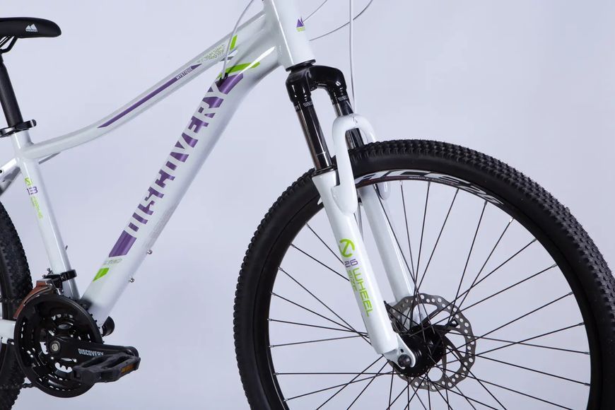 Велосипед AL 26" Discovery MYSTIQUE DD CS рама-15" біло-фіолетовий 2025 OPS-DIS-26-627 фото