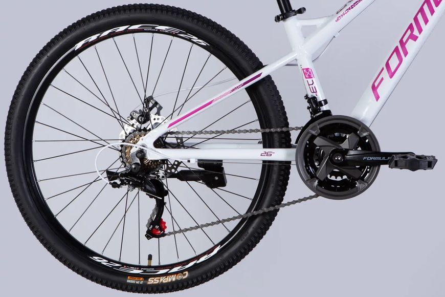 Велосипед AL 26" Formula BLACKWOOD DD FR рама-13" біло-рожевий 2026 OPS-FR-26-802 фото