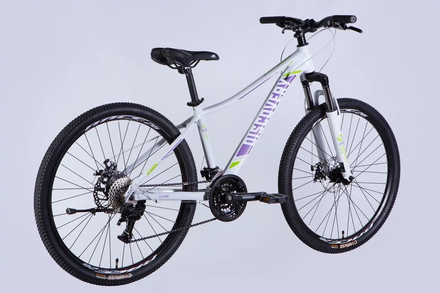 Велосипед AL 26" Discovery MYSTIQUE DD CS рама-15" біло-фіолетовий 2025 OPS-DIS-26-627 фото