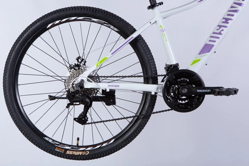 Велосипед AL 26" Discovery MYSTIQUE DD CS рама-15" біло-фіолетовий 2025 OPS-DIS-26-627 фото