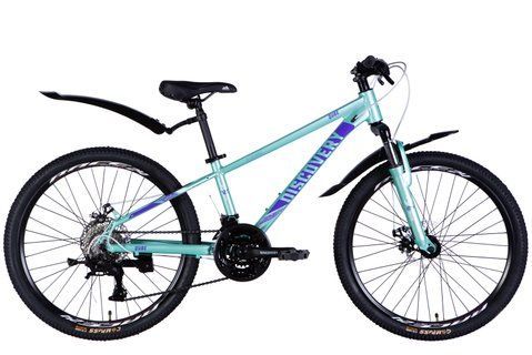 Велосипед AL 24" Discovery QUBE DD CS рама-11,5" свiтло-бiрюзовий 2025 OPS-DIS-24-335 фото