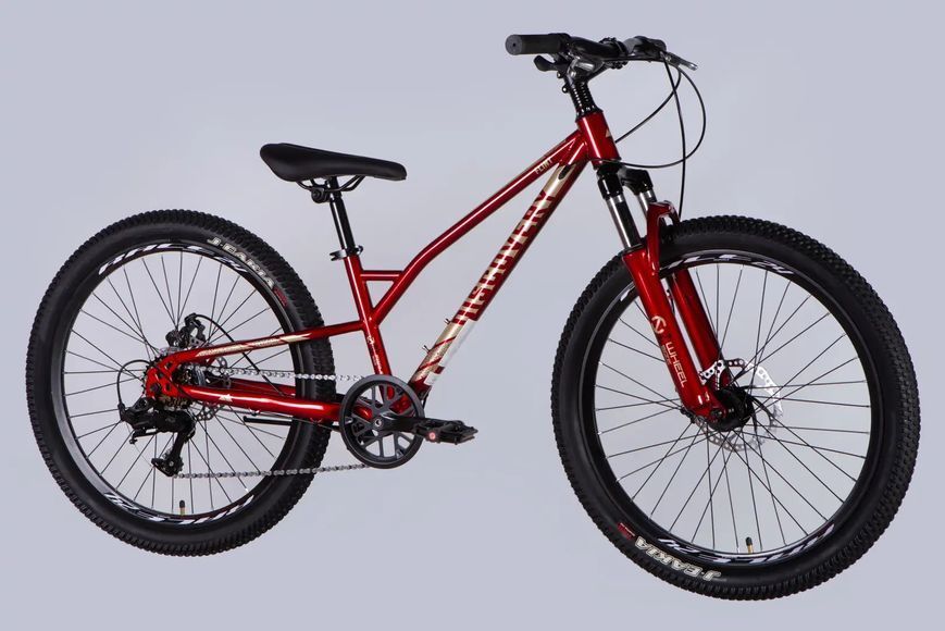 Велосипед ST 24" Discovery FLINT DD FR рама-12" червоний 2025 OPS-DIS-24-362 фото