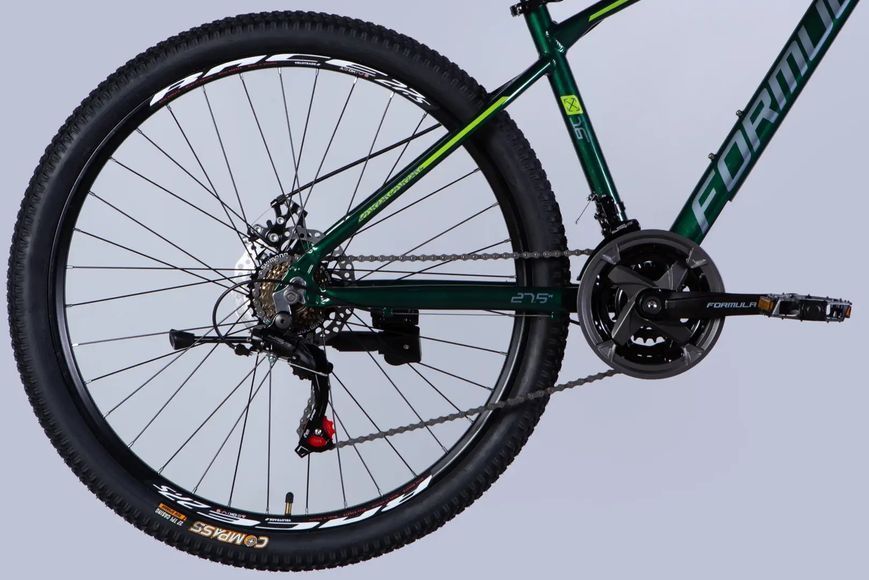 Велосипед AL 27.5" Formula MOTION DD FR рама-16" зелений 2026 OPS-FR-27.5-298 фото