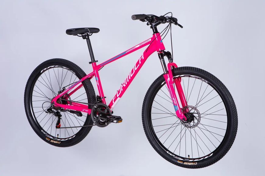 Велосипед AL 27.5" Formula MOTION DD FR рама-16" рожевий з білим 2026 OPS-FR-27.5-299 фото